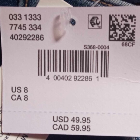 Quality Branded Women''s American Eagle Jean Short Short's - Picture 3 of 5